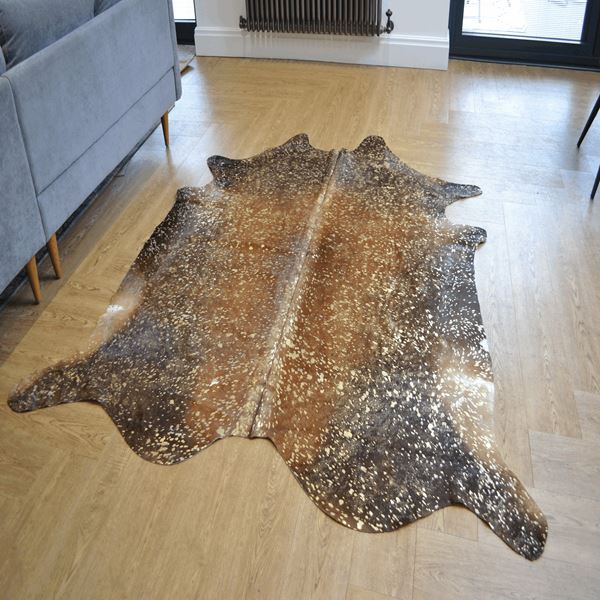 Metallic Cowhide 340887 - Brown